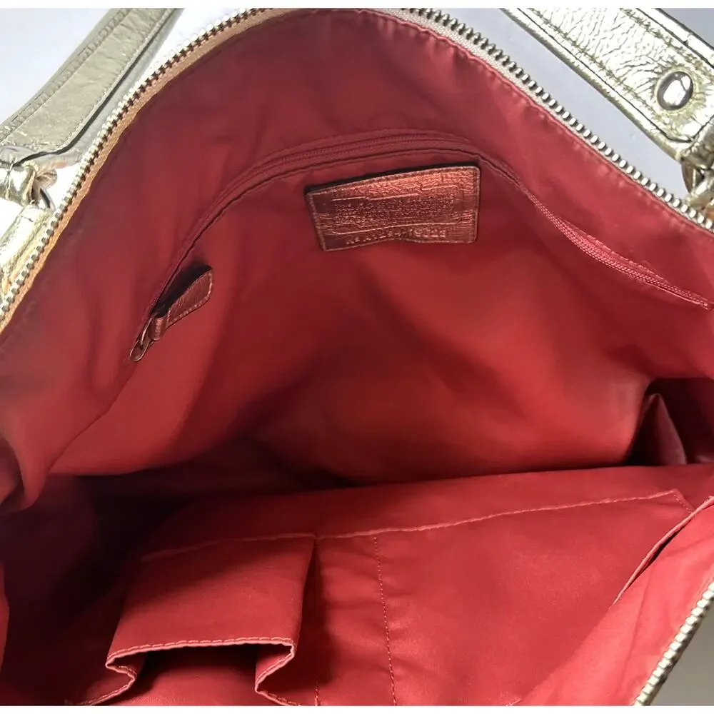 Coach Poppy Dream Glam Tote Multicolor Signature C Shoulder Bag Purse 19023